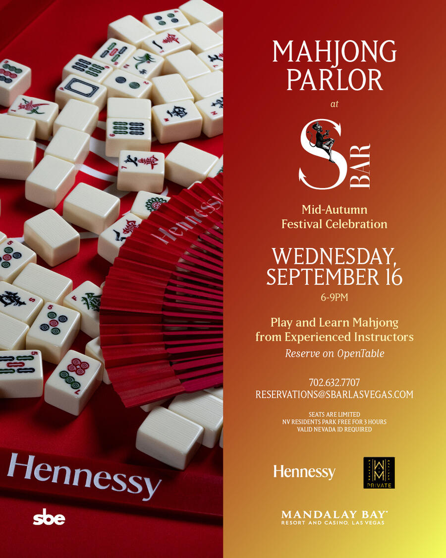 Mission: Mahjong! Las Vegas Mahjong event in Las Vegas: Mahjong Parlour at S Bar at Mandalay Bay