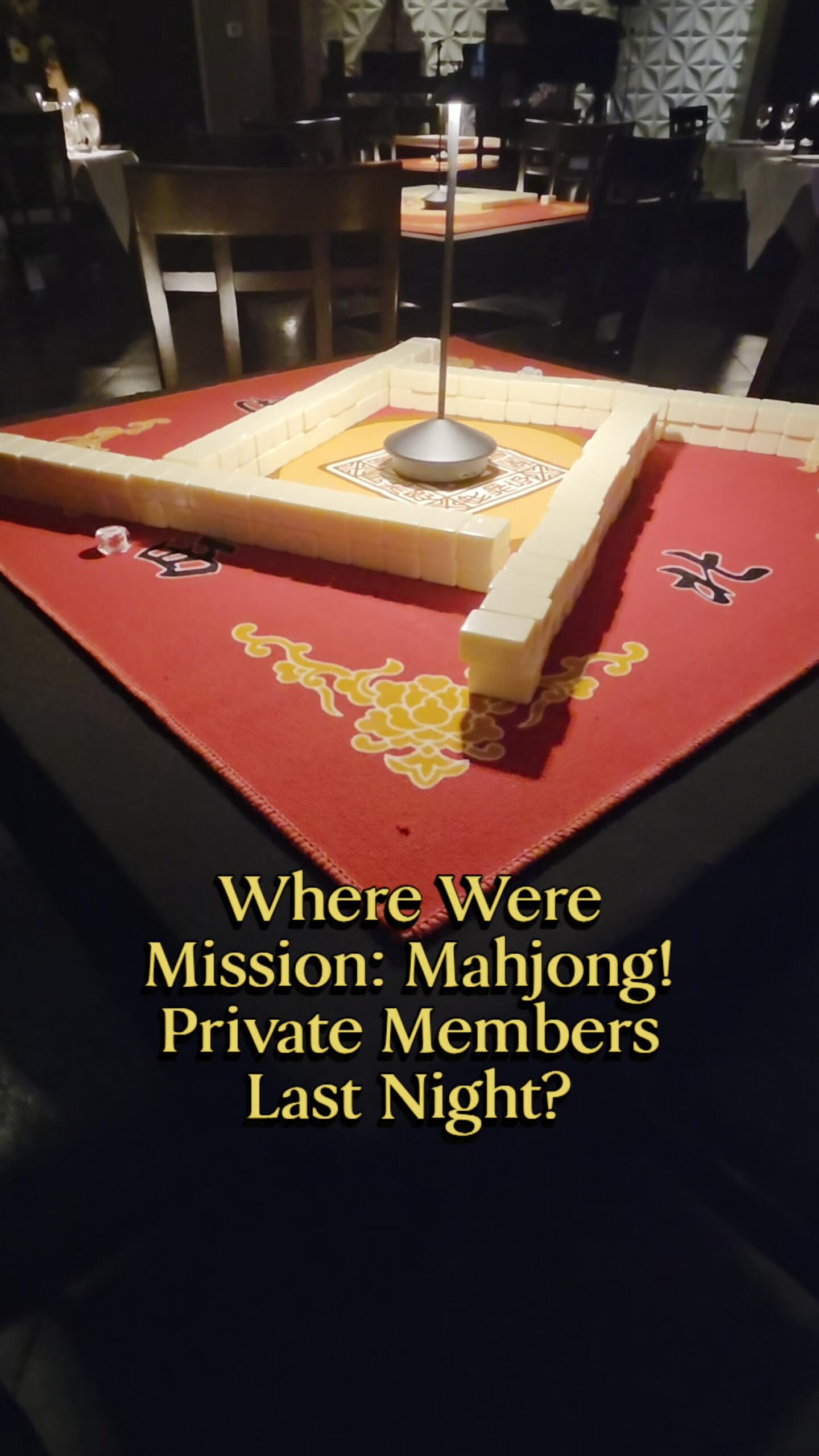Mission: Mahjong! Supper Club at Palette Tea Lounge Reel
